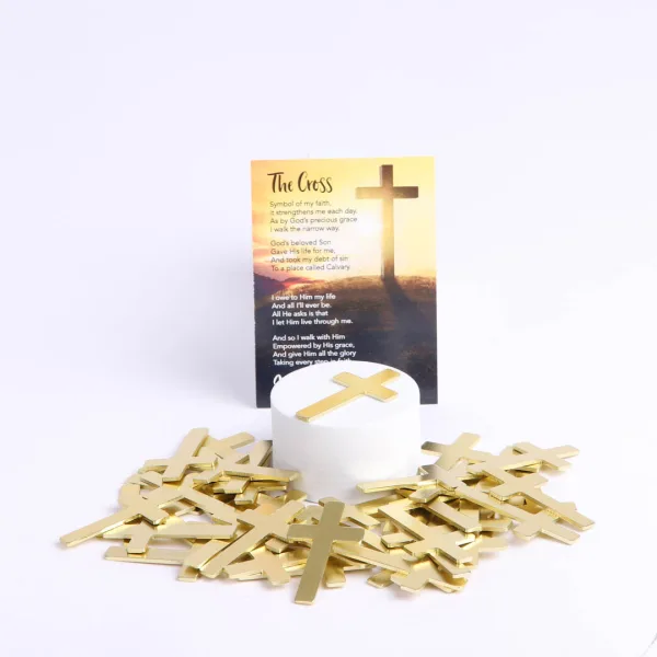 Pocket Cross Blank Gold- Swanson Christian Products