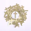 Pocket Cross God Loves You Gold- Swanson Christian Products