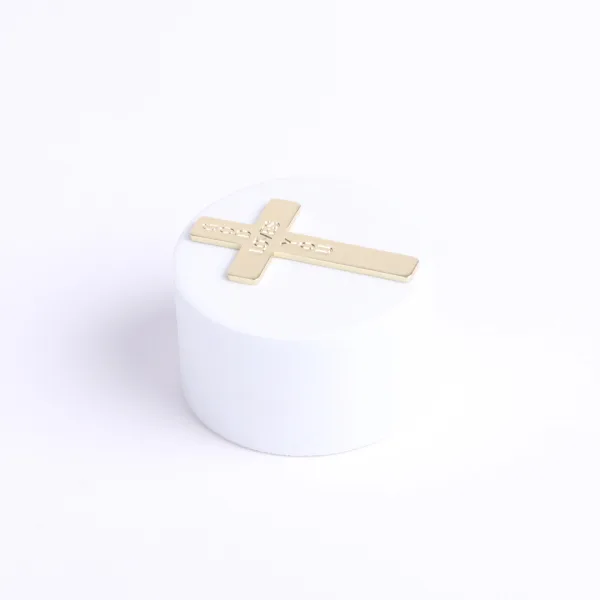 Pocket Cross God Loves You Gold- Swanson Christian Products