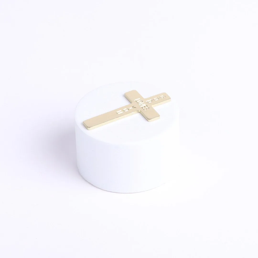 Pocket Cross God Loves You Gold- Swanson Christian Products