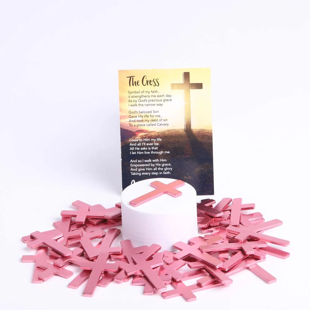 Pocket Cross Blank Pink- Swanson Christian Products