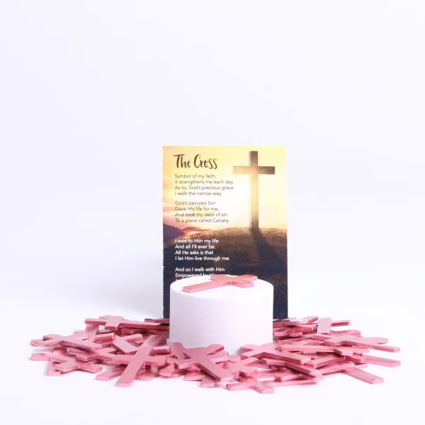 Pocket Cross Blank Pink- Swanson Christian Products
