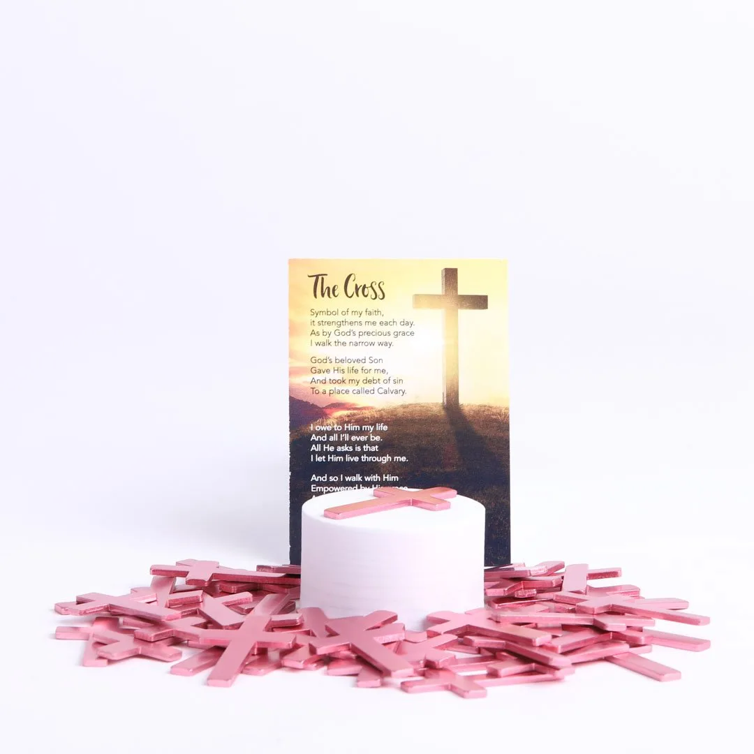 Pocket Cross Blank Pink- Swanson Christian Products