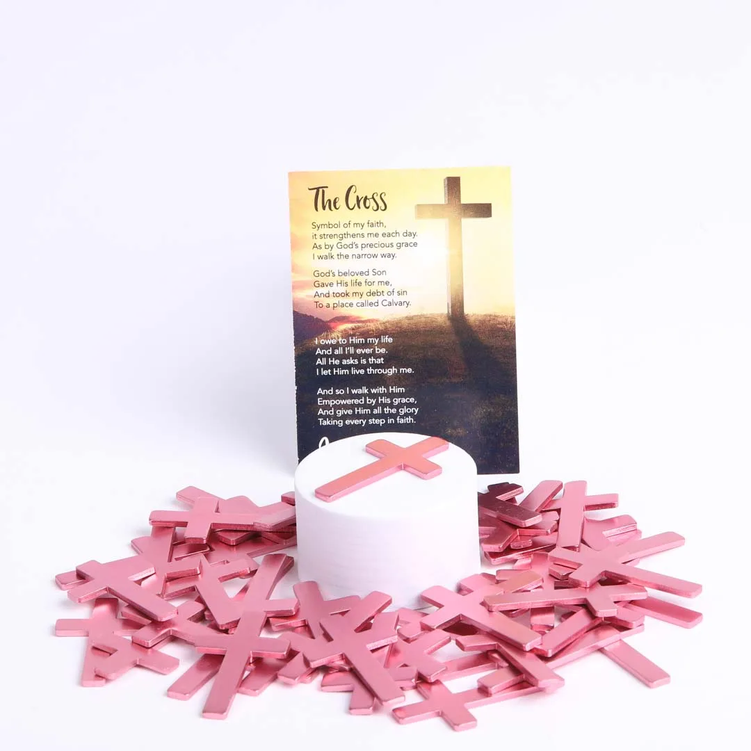 Pocket Cross Blank Pink- Swanson Christian Products