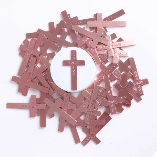 Pocket Cross God Loves You Pink- Swanson Christian Products