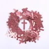 Pocket Cross God Answers Prayers Pink- Swanson Christian Products