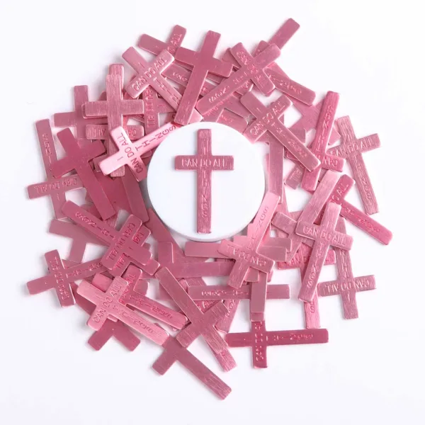 Pocket Cross I Can Do All Things Pink- Swanson Christian Products
