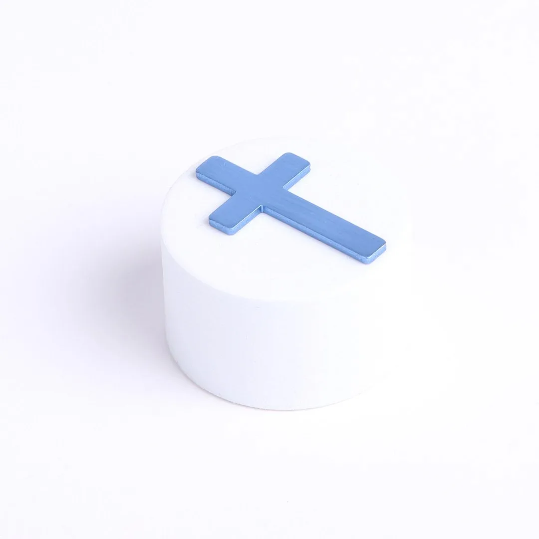 Pocket Cross Blank Blue- Swanson Christian Products