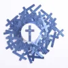 Pocket Cross God Answers Prayer Blue- Swanson Christian Products