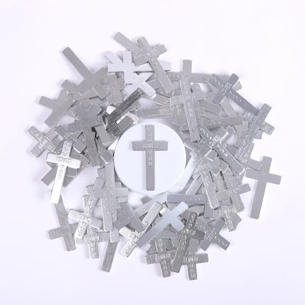Pocket Cross God Loves You Silver- Swanson Christian Products
