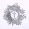 Pocket Cross God Answers Prayer- Silver- Swanson Christian Products