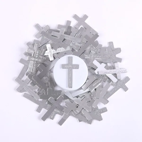 Pocket Cross God Answers Prayer- Silver- Swanson Christian Products