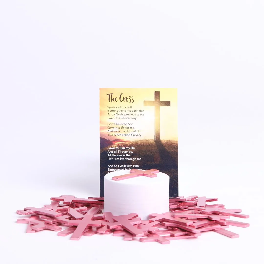 Pocket Cross Blank Pink- Swanson Christian Products