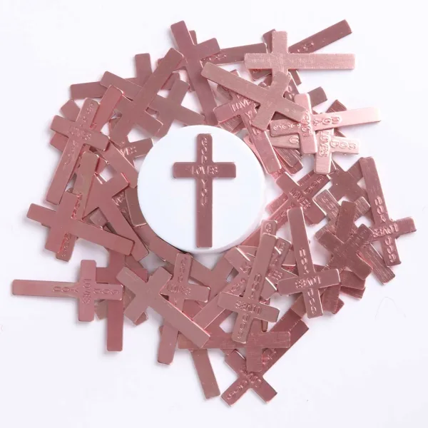 Pocket Cross God Loves You Pink- Swanson Christian Products