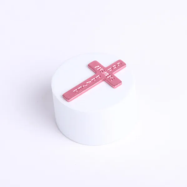 Pocket Cross God Answers Prayers Pink- Swanson Christian Products