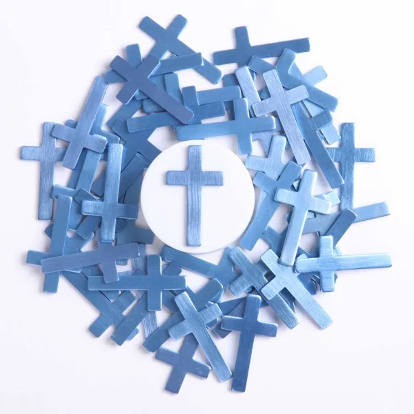 Pocket Cross Blank Blue- Swanson Christian Products