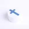 Pocket Cross God Answers Prayer Blue- Swanson Christian Products