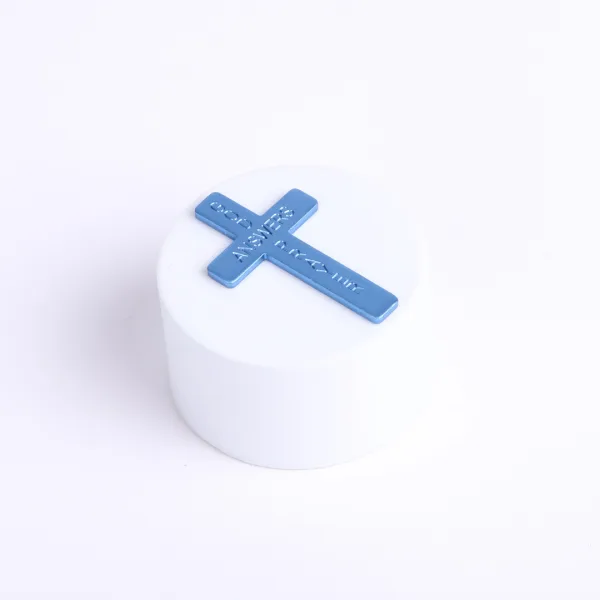 Pocket Cross God Answers Prayer Blue- Swanson Christian Products