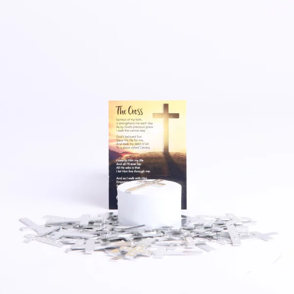 Pocket Cross Amazing Grace Silver 200Pk | Swanson Christian Products