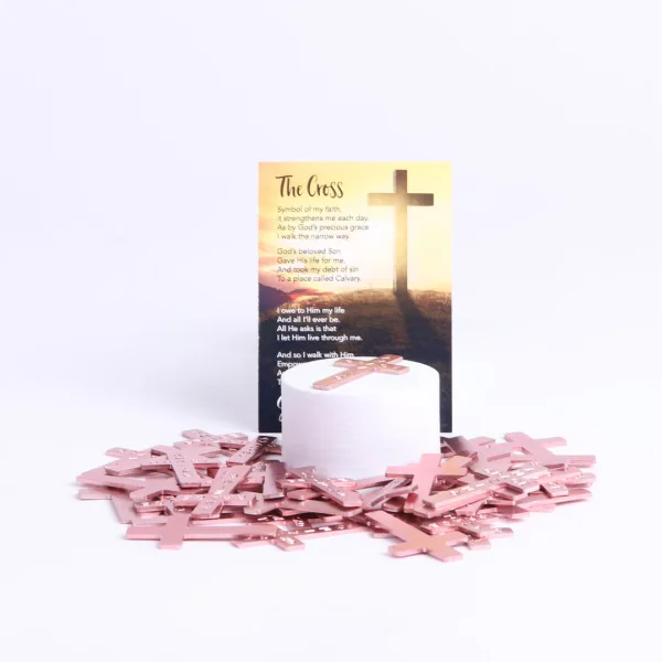 Pocket Cross Amazing Grace Pink 50Pk | Swanson Christian Products