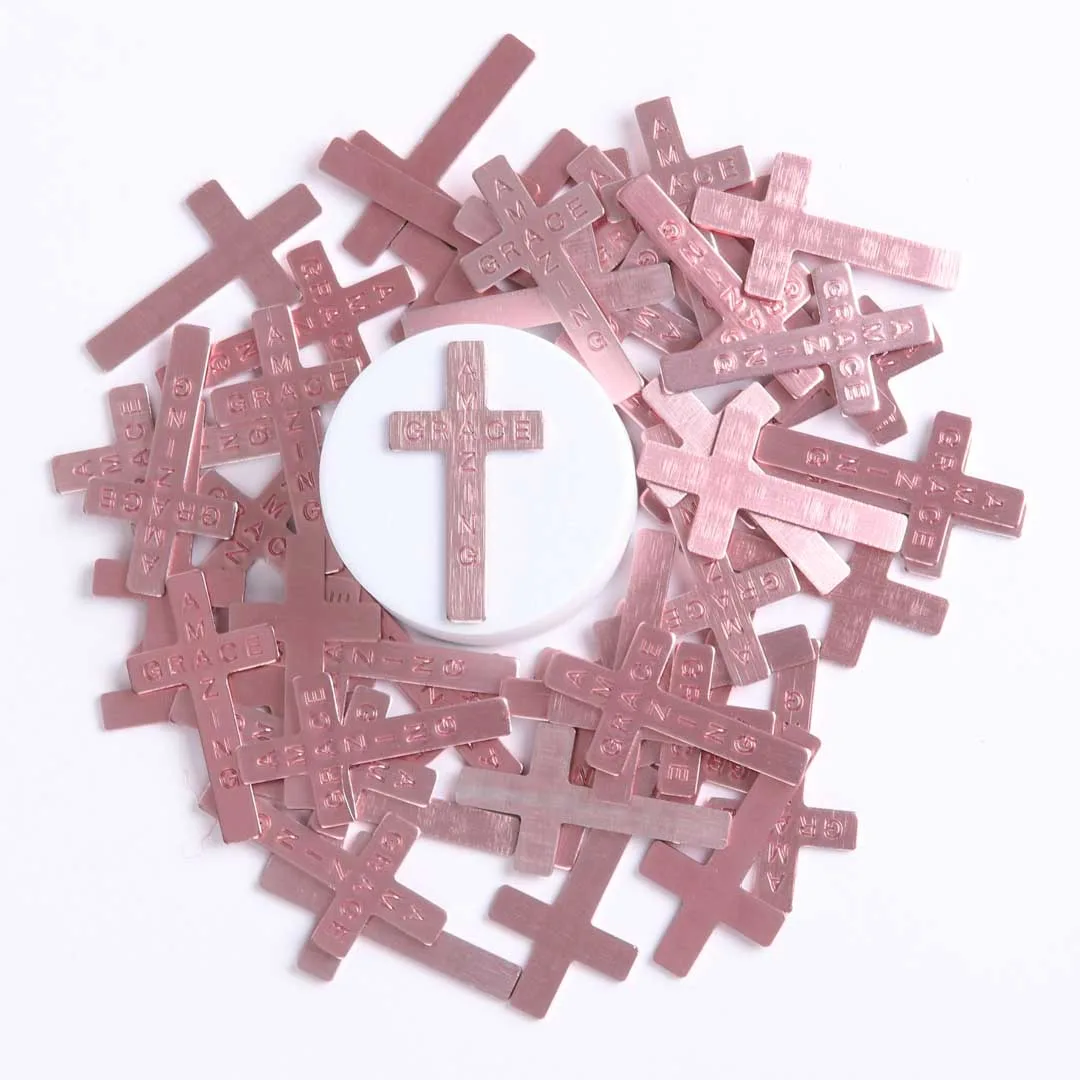 Pocket Cross Amazing Grace Pink 50Pk | Swanson Christian Products