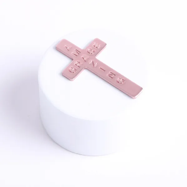 Pocket Cross Amazing Grace Pink 200Pk | Swanson Christian Products