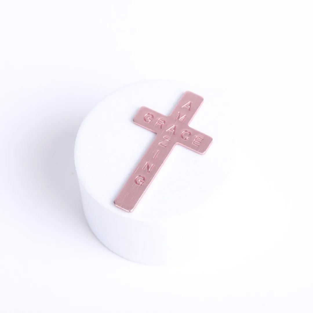 Pocket Cross Amazing Grace Pink 200Pk | Swanson Christian Products