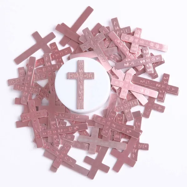 Pocket Cross Amazing Grace Pink 200Pk | Swanson Christian Products