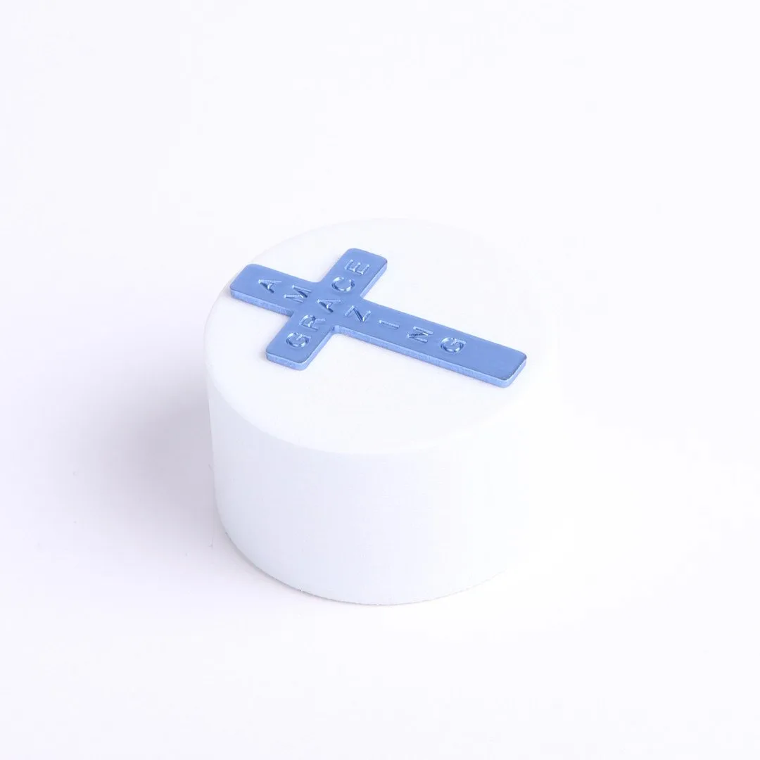 Pocket Cross Amazing Grace Blue 50Pk | Swanson Christian Products