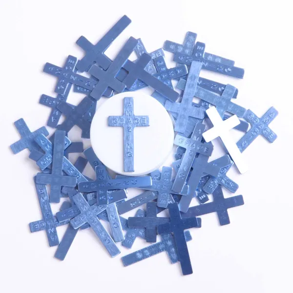Pocket Cross Amazing Grace Blue 200Pk | Swanson Christian Products