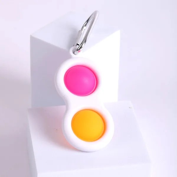 Peace popper key chain asst colors- Swanson christian products