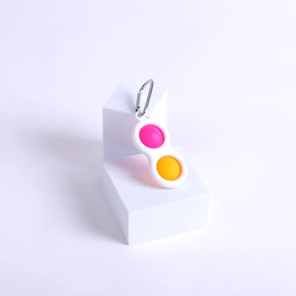Peace popper key chain asst colors- Swanson christian products