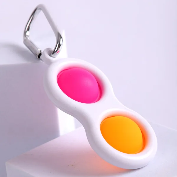 Peace popper key chain asst colors- Swanson christian products