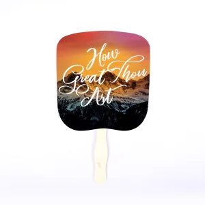 Hand Fan – How Great Thou Art – 50 Pack