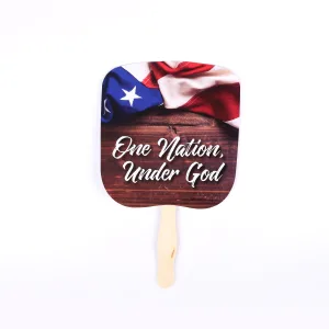 Hand Fan – One Nation Under God – 50 pack