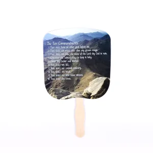 Hand Fan – Ten Commandments – Pack of 50