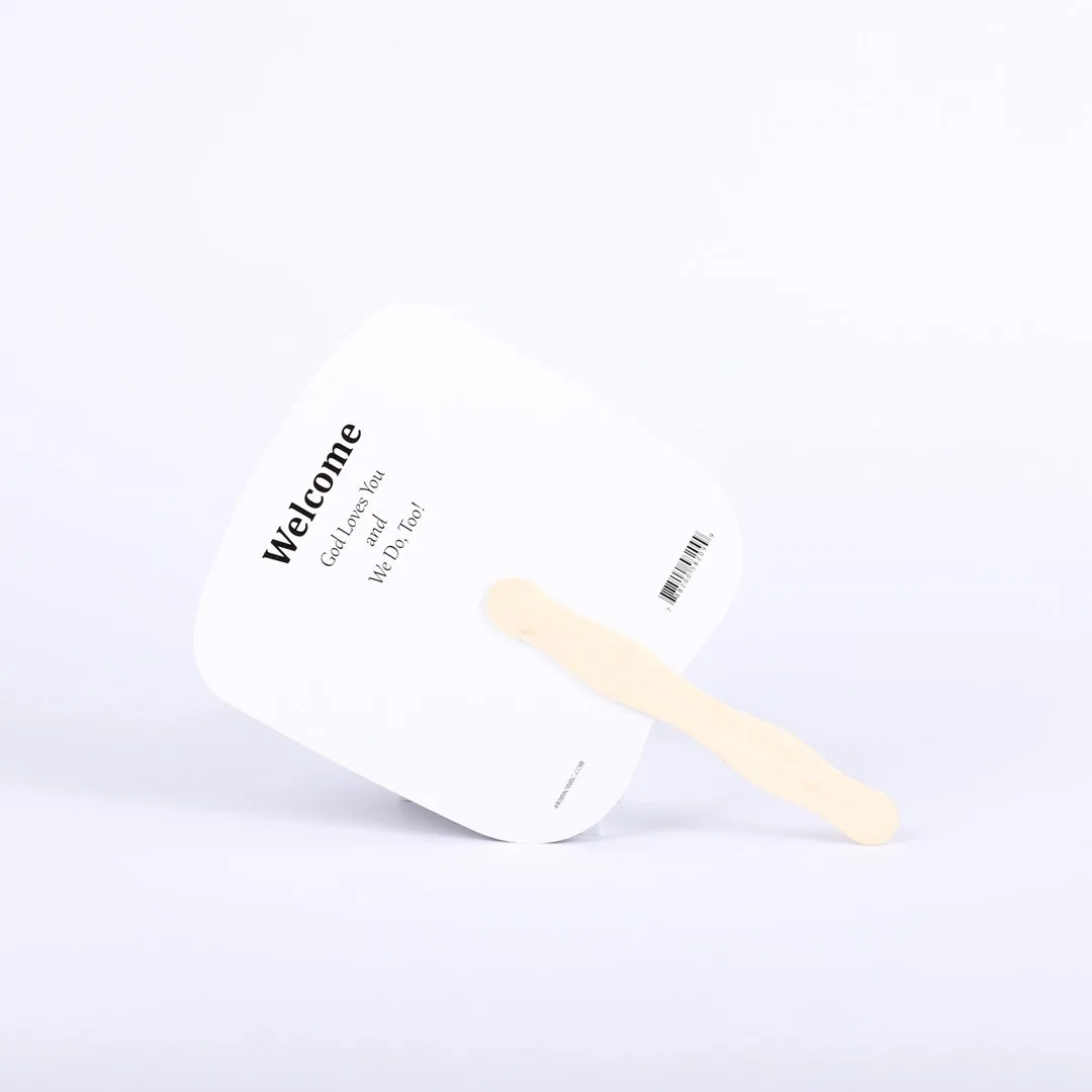 Hand Fan Lord Prayer Blue- Swanson Christian Products