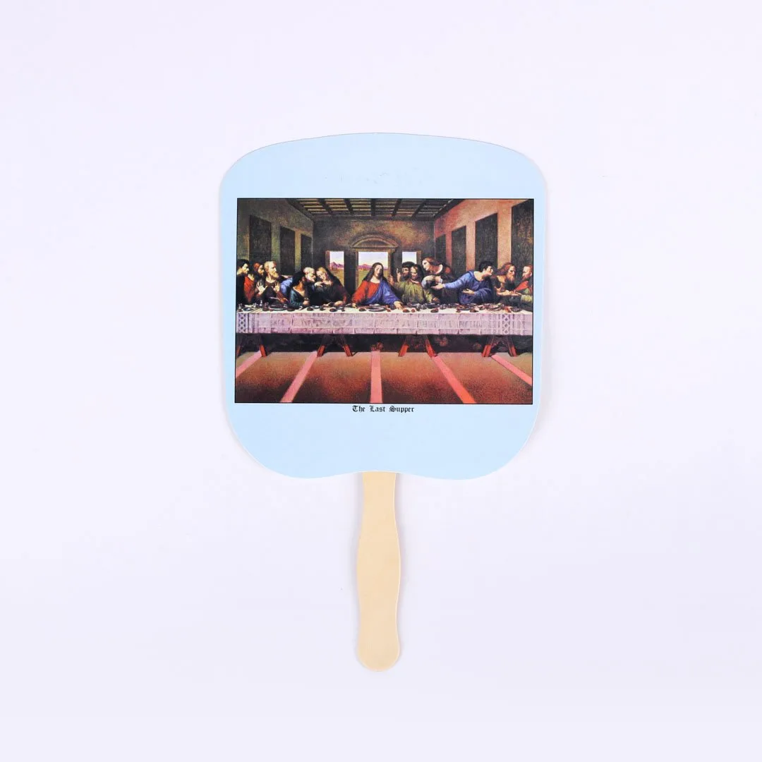 Hand Fan Last Supper Printed Design - Swanson Christian Products