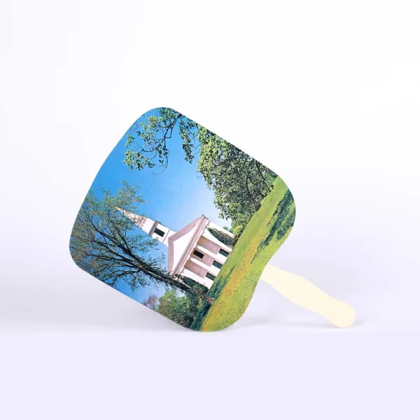 Hand Fan - Chapel On Hill - Pk50 | Swanson Christian Products