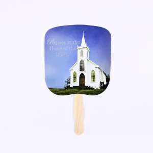 Hand Fan – Rejoice In The House of the Lord – 50 Pack