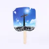Hand Fan Cross Blue- Swanson Christian Products