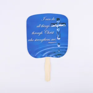 Hand Fan – I Can Do All Things Phil. 4:13 – 50 Pack