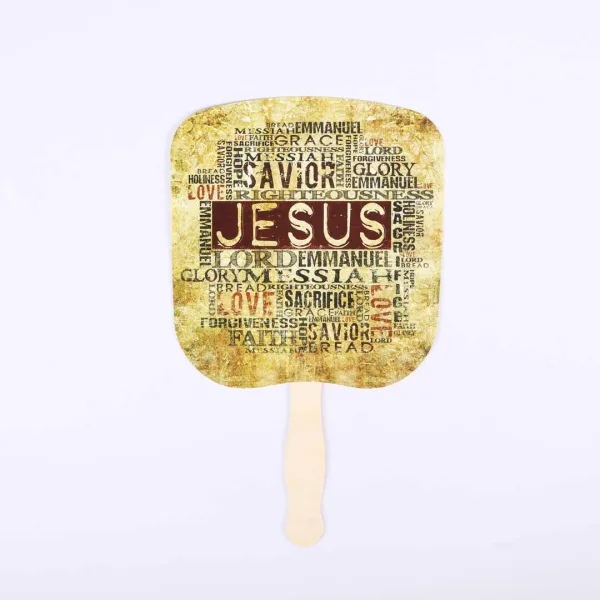 Hand Fan Jesus Our Savior- Swanson Christian Products