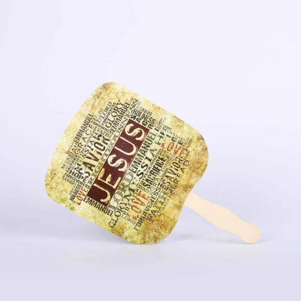Hand Fan Jesus Our Savior- Swanson Christian Products