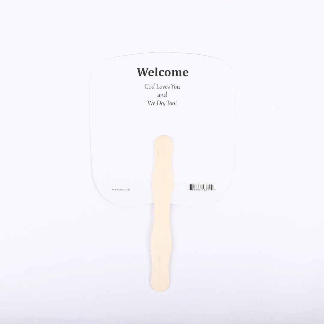 Hand Fan Easter Holiday Black- Swanson Christian Products
