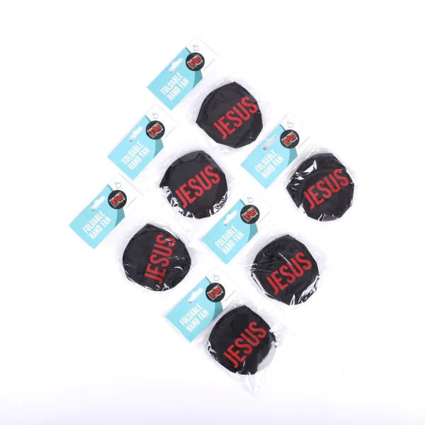 Foldable Hand Fan Name Of Jesus- Swanson Christian Products