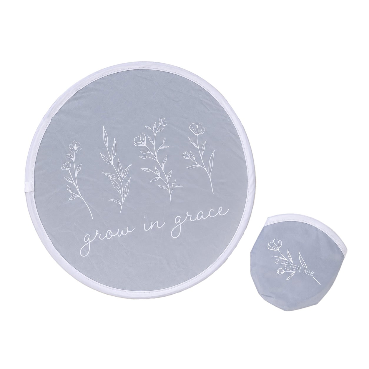 Grow in Grace Foldable Hand Fan - 2 Peter 3:18 - Pack of 6