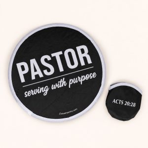 Pastor Foldable Hand Fan – Serving With Purpose Acts 20:28 – Pack of 6