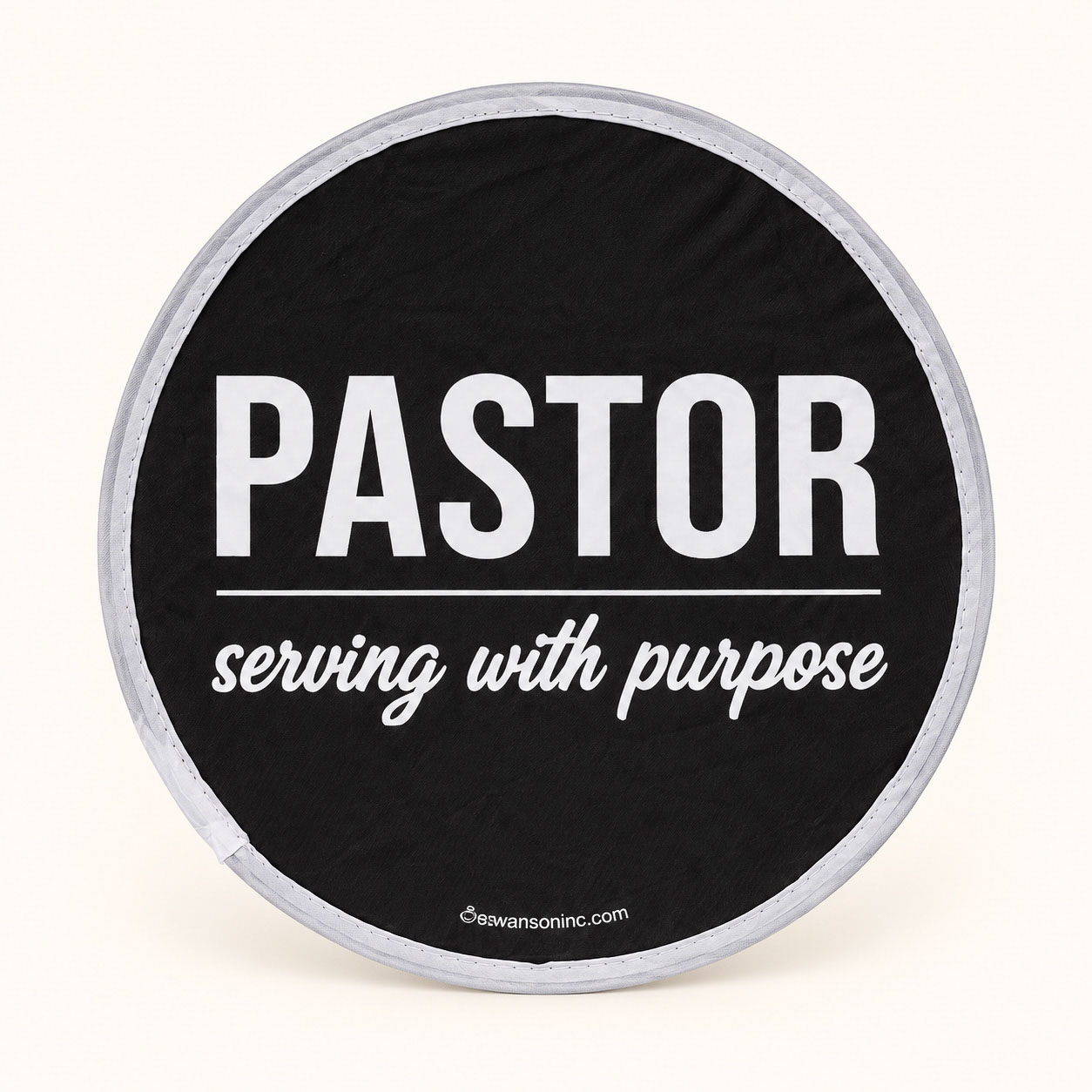 Pastor Foldable Hand Fan - Serving With Purpose Acts 20:28 - Pack of 6 - Image 2