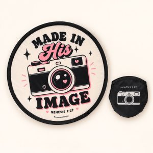 Made in His Image Foldable Hand Fan – Genesis 1:27 – Pack of 6